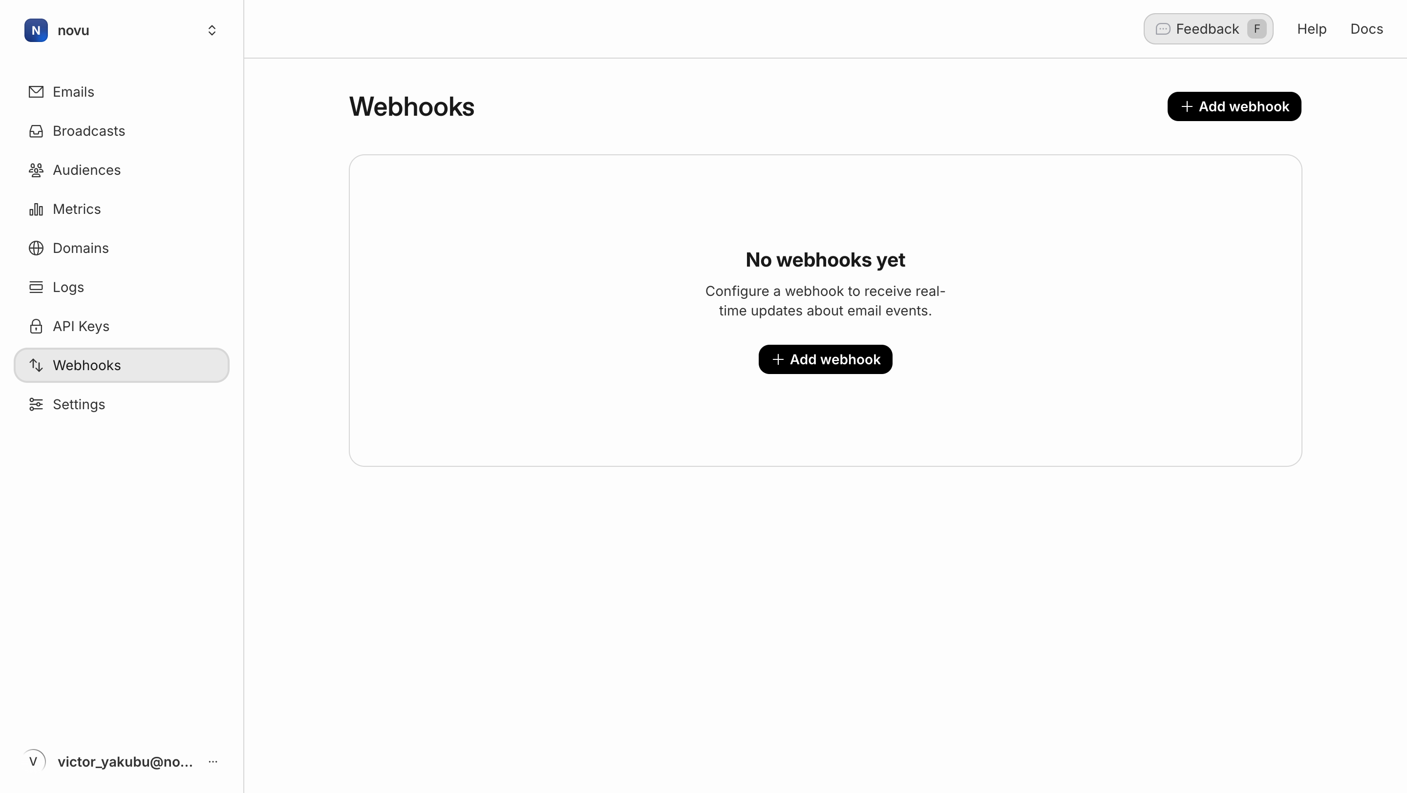 Add webhook